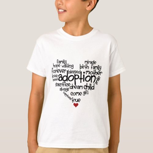 Adoption_words T_Shirt