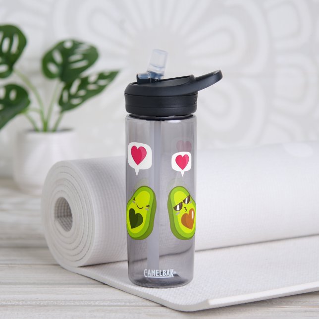 ADORAABLE CUTE AVOCADO WATER BOTTLE (Yoga)
