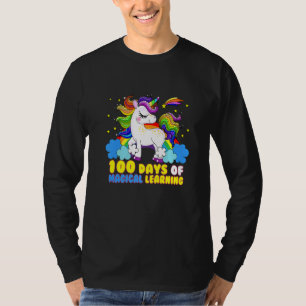 Adorable 100 Days of Magical Learning School Unico T-Shirt