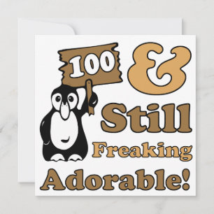 Adorable 100th Birthday Card