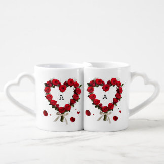 Adorable 3D Attractive Alphabet Art Designs Coffee Mug Set