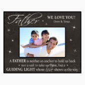 Adorable 4x6 Black We Love You Picture Frame (Front)