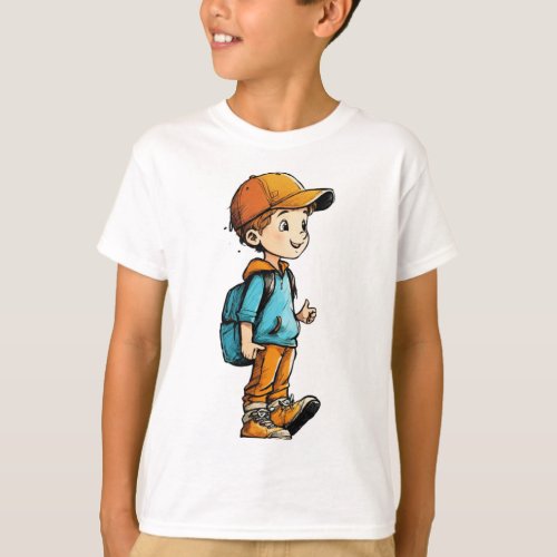 Adorable Adventures Cute Boy Edition T_Shirt
