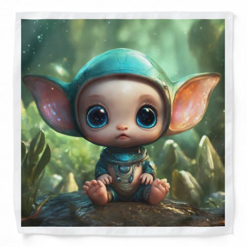 "Adorable Alien Baby: A Whimsical Journey into Sur