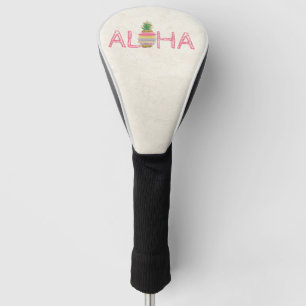 Adorable Aloha Hawaiian Striped Pineapple  Golf He Head Cover