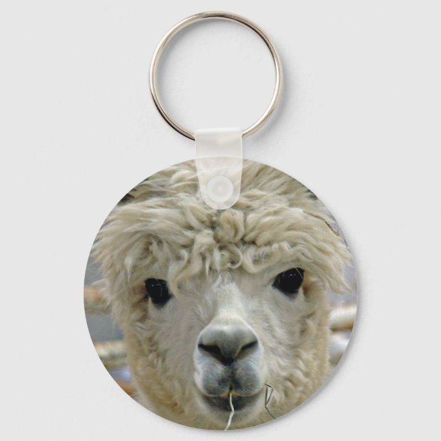 Adorable Alpaca Keychain (Front)