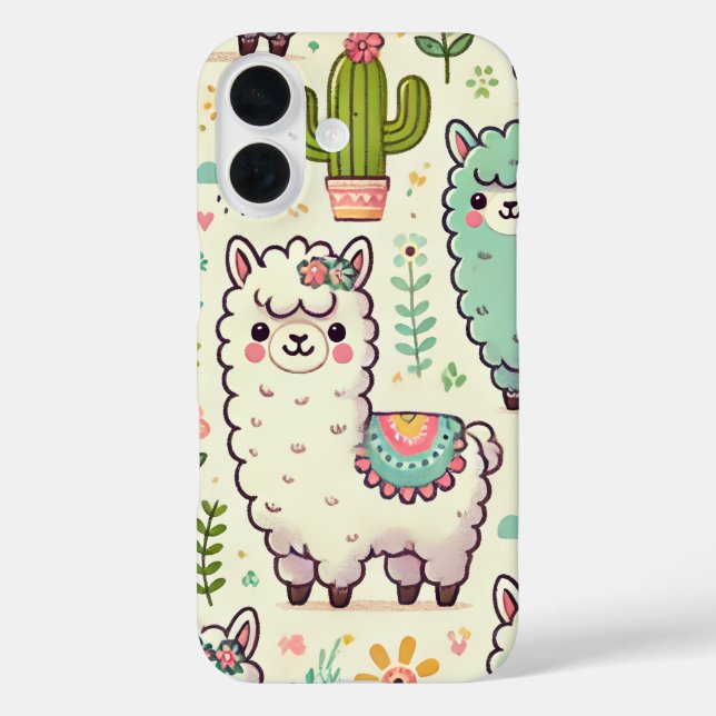 Adorable Alpaca Phone Case 🦙📱 (Back)