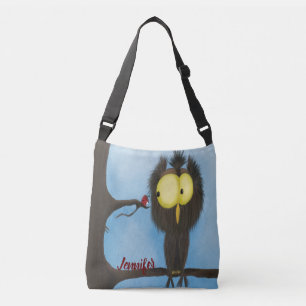 Adorable And Colorful Owl Oliver Crossbody Bag