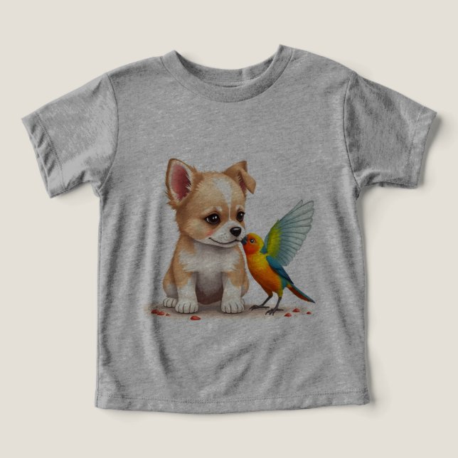 Adorable and comfortable T shirt for kids (Design Front)