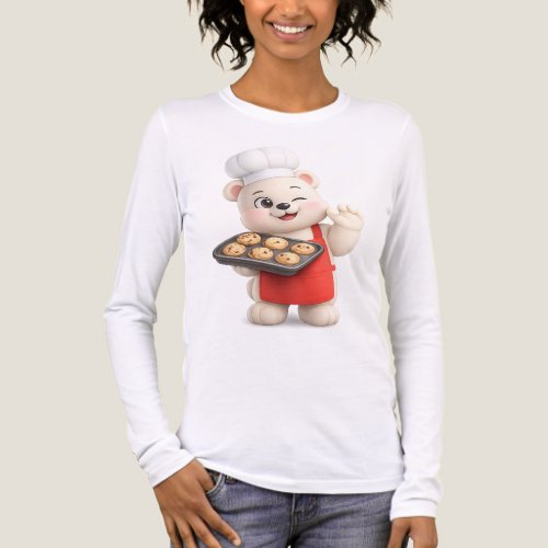 Adorable and Cute Teddy Bear Design Tri-Blend Shirt