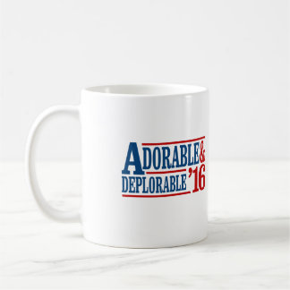 Adorable and Deplorable 2016 - white -- Election 2 Coffee Mug