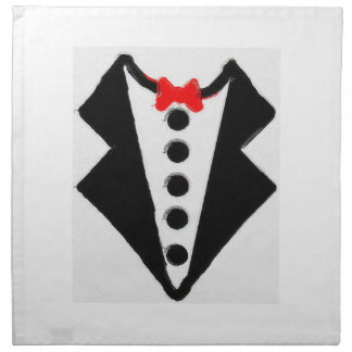 Adorable and Fancy Tuxedo Napkins