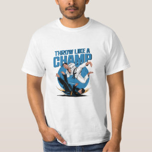 Adorable and Strong Judo Artwork for Enthusiasts T-Shirt