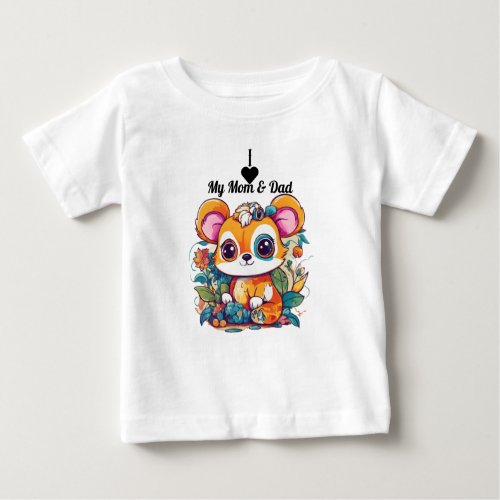 Adorable Animal Baby T_Shirts