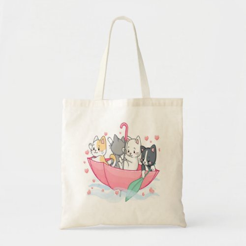 Adorable Animal Cat Tote Bag