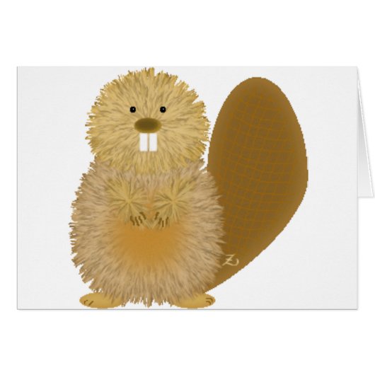 Adorable Animal Drawings: Beaver (Front Horizontal)