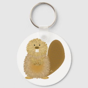 Adorable Animal Drawings: Beaver Keychain