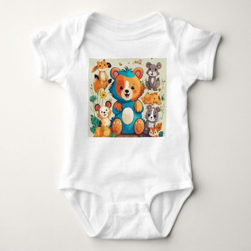 Adorable Animal Edition Babysuit Baby Bodysuit