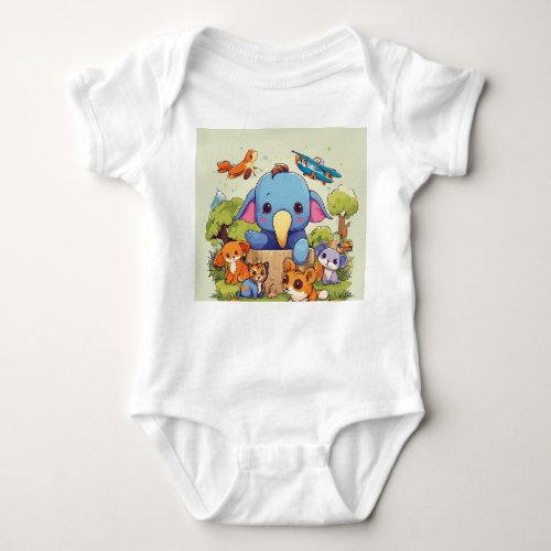 Adorable Animal Edition Babysuit Baby Bodysuit