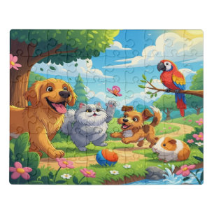 Adorable Animal Friends Puzzle for Pet Lovers