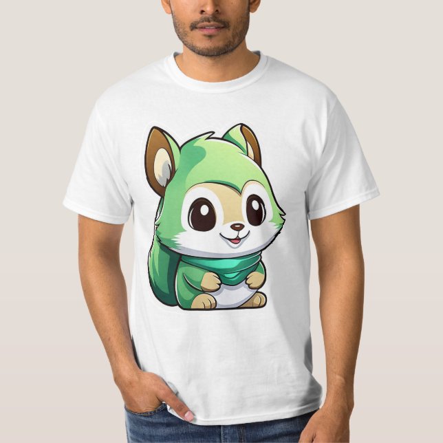 Adorable animal squirrel T-Shirt (Front)