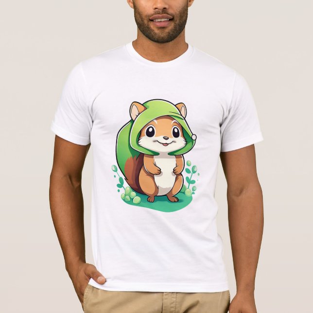 Adorable animal squirrel T-Shirt (Front)