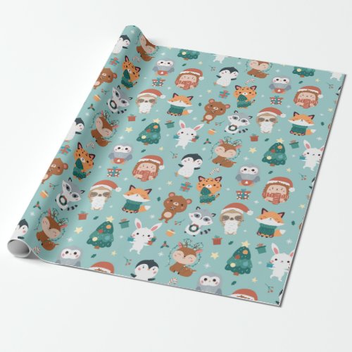 Adorable Animals Wrapping Paper
