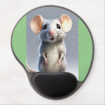 &quot;Adorable Animated Rat: Big-Eyed Cutie Mouse Pad&quot; Gel Mouse Pad