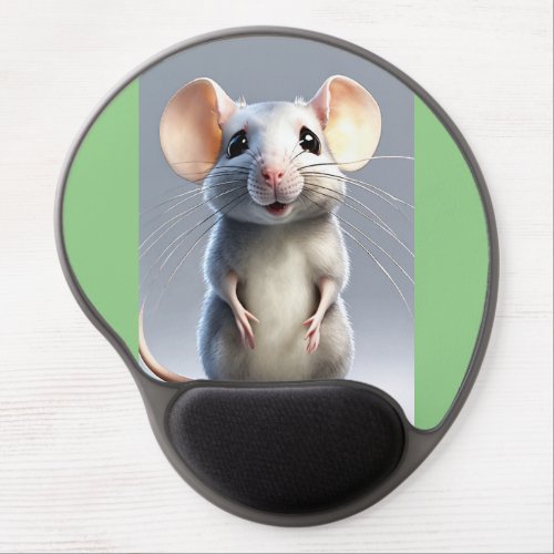 Adorable Animated Rat Big_Eyed Cutie Mouse Pad Gel Mouse Pad