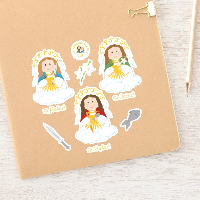 Adorable Archangels Sticker (Notebook)