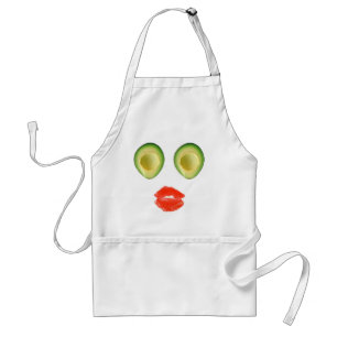 Adorable Avocado Visage for Rosa Adult Apron
