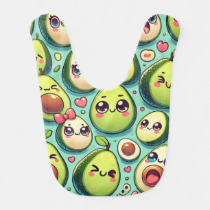 Adorable Avocados Baby Bib