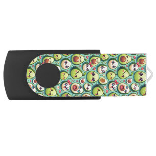 Adorable Avocados Flash Drive