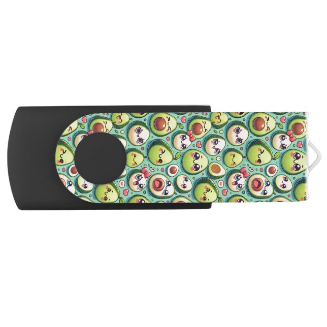 Adorable Avocados Flash Drive (Front)