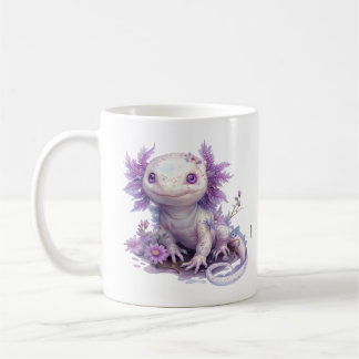 Adorable Axolotl Character with Summer Text Design Coffee Mug