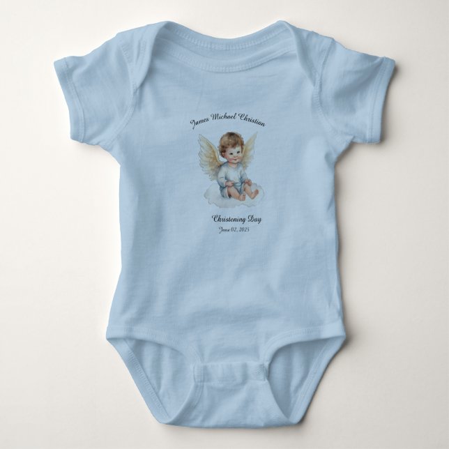 Adorable Baby Angel  Baby Bodysuit (Front)