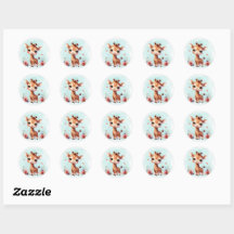 Adorable Baby Animal Sticker for Kids