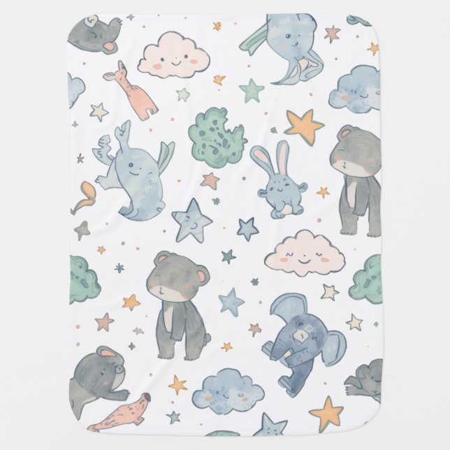 Adorable Baby Blanket (Front)