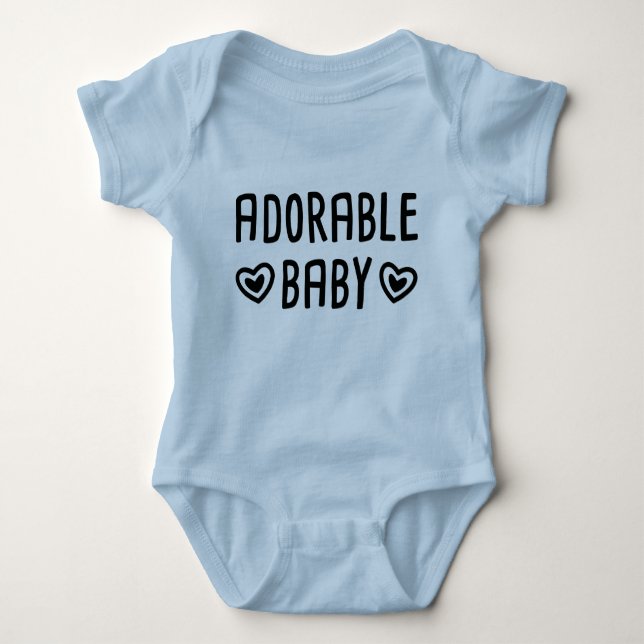 Adorable Baby Bodysuit (Front)