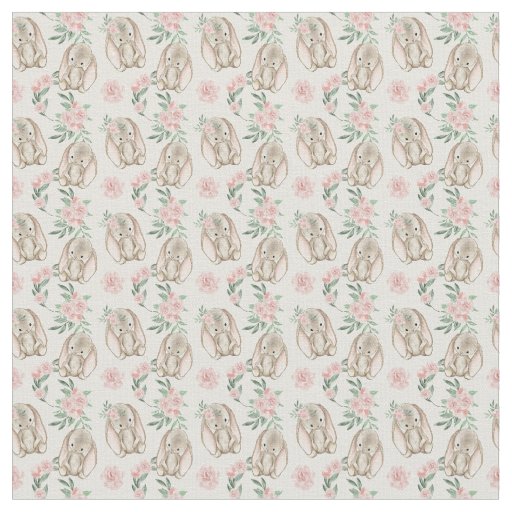 Adorable Baby Bunnies Fabric