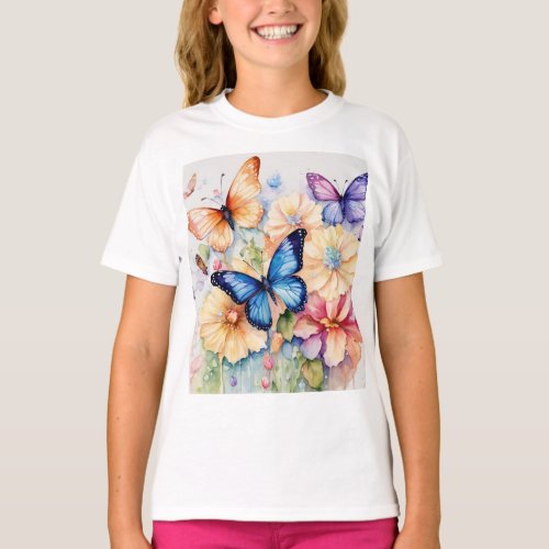 Adorable Baby Butterfly T_Shirt  Cute  Comfy Ki