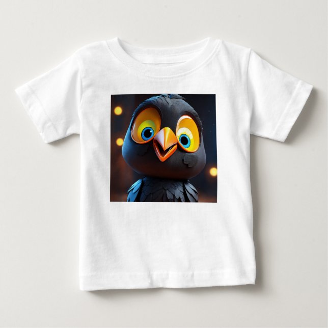 Adorable Baby Crow T-Shirt (Front)