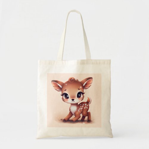 Adorable Baby Deer Tote Bag