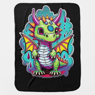 Adorable Baby Dinosaur 2   Jurassic Joy Blanket
