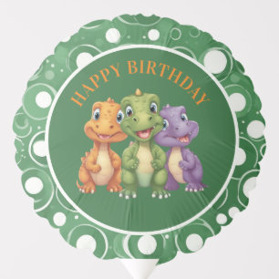 Adorable Baby Dinosaur's Party Balloon