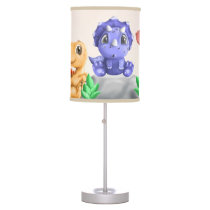 Adorable Baby Dinosaurs  Table Lamp