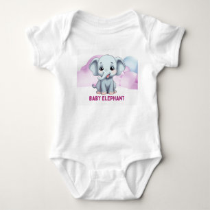 Adorable baby Elephant kids T-shirt Bodysuit