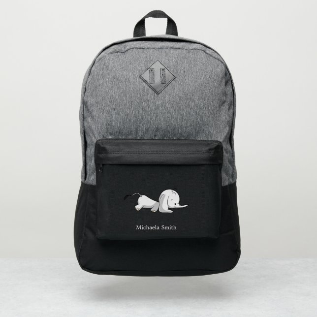 Adorable Baby Elephant Port Authority® Backpack (Front)