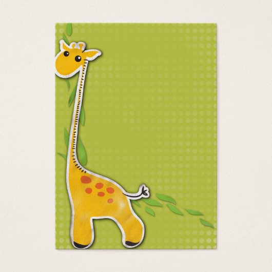 adorable baby giraffe background (Front)