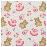 Adorable Baby Girl Fabric